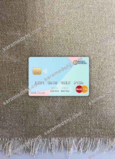 Costa Rica Improsa bank mastercard photolook front